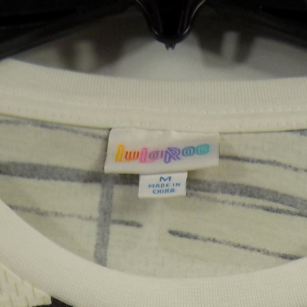 LuLaRoe Hudson Long Sleeve Womens Top Size M NWT - Picture 4 of 8